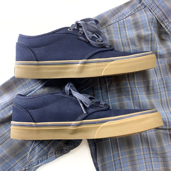 Vans Atwood Skate Shoes Navy/Gum, Wino Style, Off the Wall - Picture 4 of 8